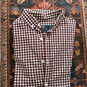 Lot of two vineyard vines boys shirts size large whale shirt and performance